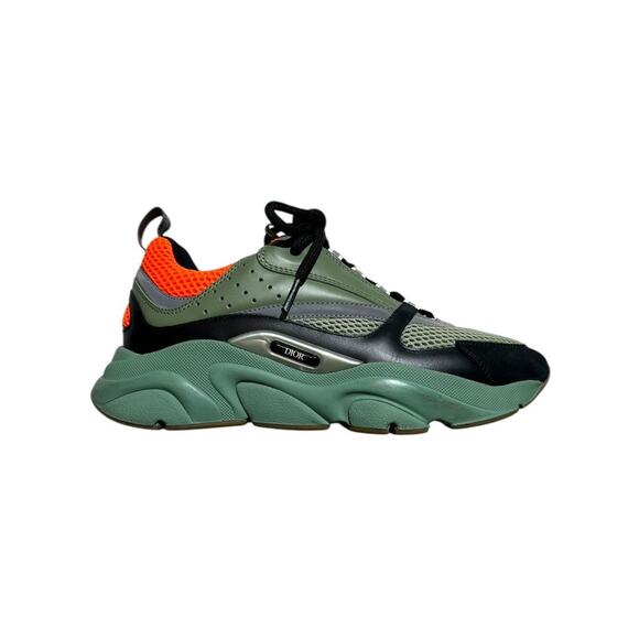 B22 runner sneaker green orange - Picture 1 of 6